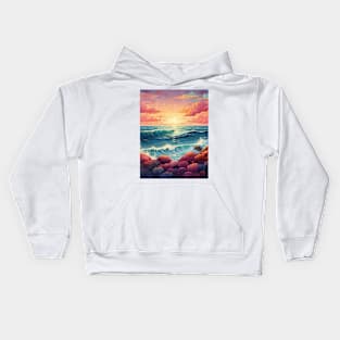 Colorful Beach Kids Hoodie